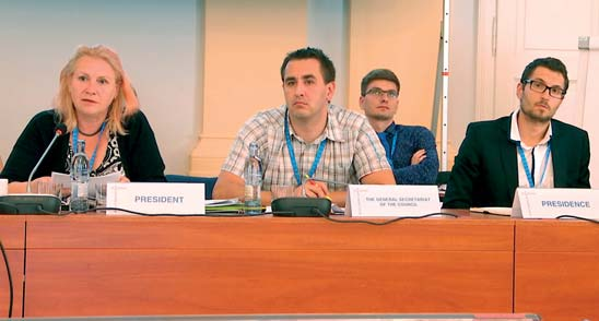 SK PRES v rámci SK PRES Počas Klimatického workshopu sa podľa Gabriely Fischerovej (na fotografii prvá zľava) diskutovalo aj o urýchlení ratifikácie Parížskej dohody toho sa pripravujú závery Rady