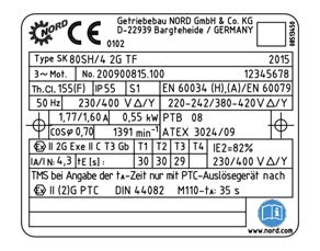 Pos : 59 /Anl eitungen/m otoren/b1091 Drehstrommotoren/3. AT EX/Sc hutz einric htung en_3 - Hinweis e z um M otorschutz [EXE] @ 7\mod_1431412228873_1390.
