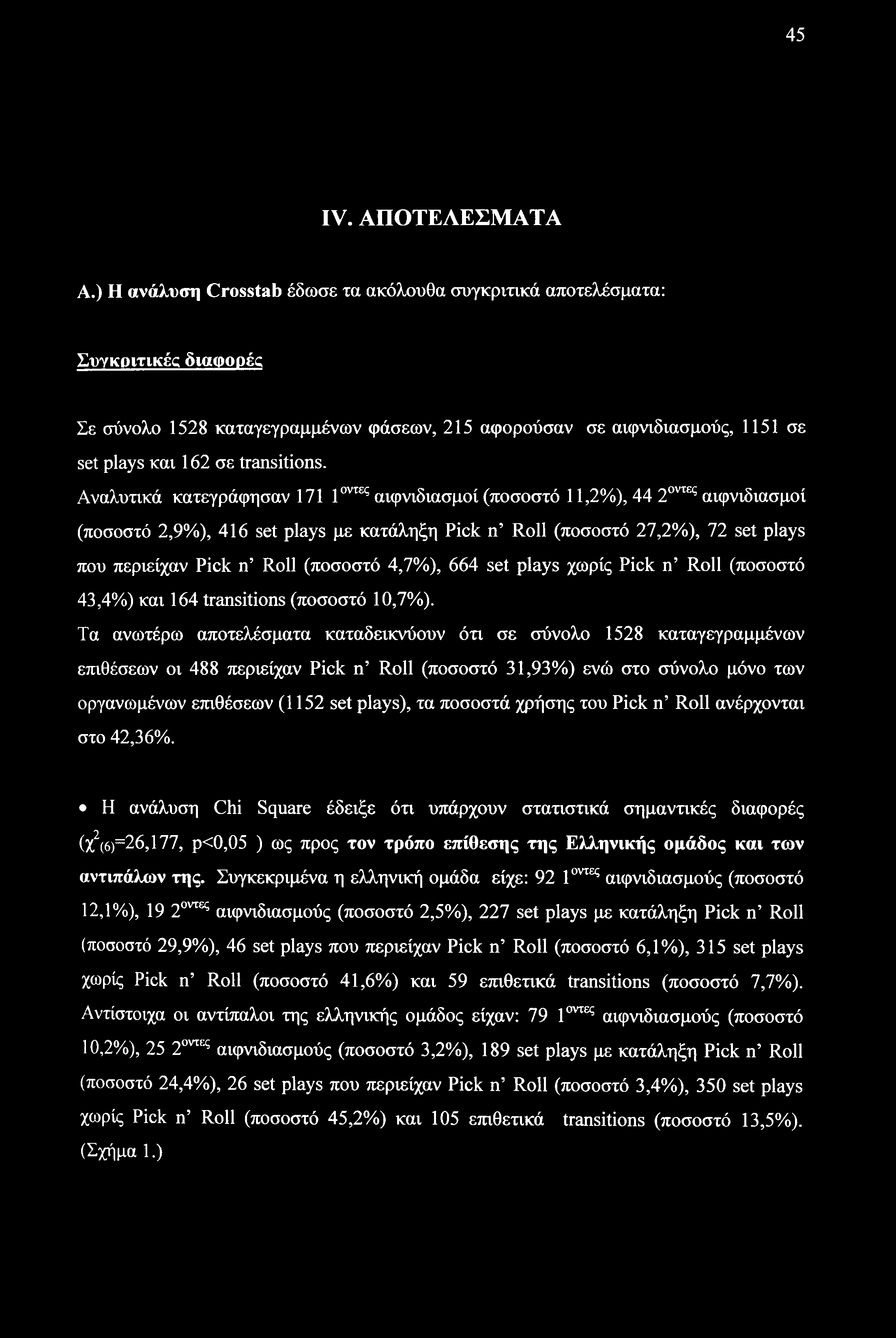 45 IV. ΑΠΟΤΕΛΕΣΜΑΤΑ Α.