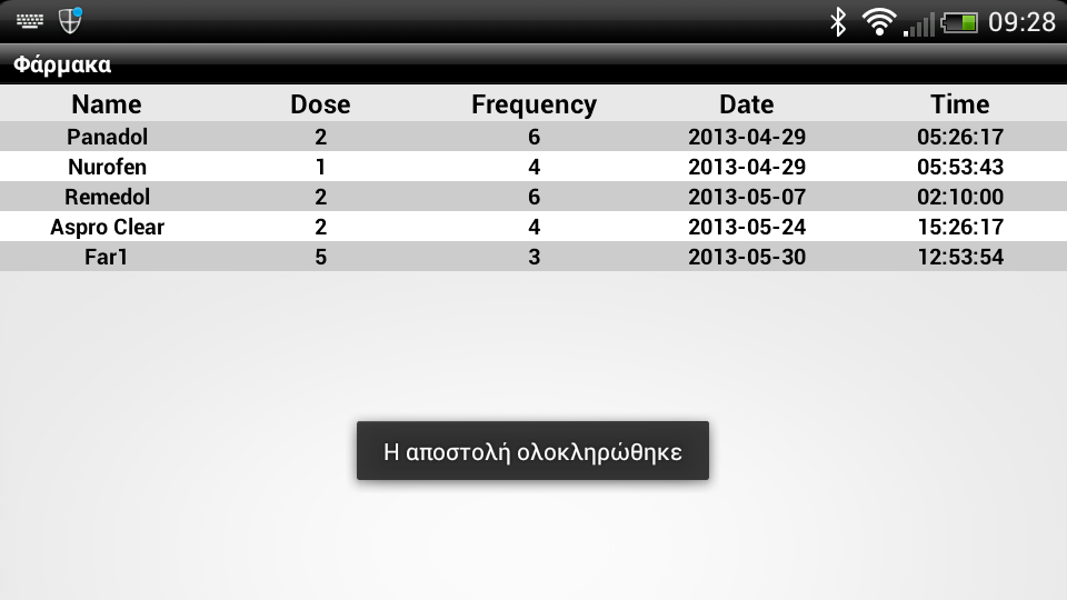 Ο χρήστης με την επιλογή λήψη φωτογραφίας έχει την δυνατότητα να κάνει λήψη διάφορων φωτογραφιών ώστε ο ιατρός να έχει και οπτική επαφή με οποιοδήποτε πρόβλημα.