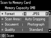 Bir Bellek Kartına Tarama Σάρωση σε κάρτα μνήμης Scanarea pe un card de memorie Сканиране към карта с памет A R & 18 B C Bir bellek kartı takın. Εισαγάγετε μια κάρτα μνήμης.