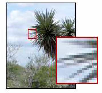 1.3. PIKSEL Piksel je kovanica od picture element, element slike, odnosno nositelj informacije. Piksel (Picture Element) je najmanja jedinica digitalne slike (Slika 3).