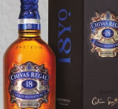 Whisky Chivas Regal Chivas Regal 12 y.o. Premium Scotch Whisky 70cl 25.65 Code No: 051301024 100cl 31.00 Code No: 051301021 Chivas Regal 12 y.o. Designed by Globe Trotter Premium Scotch Whisky 70cl 25.