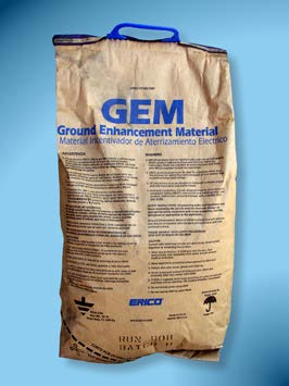 11.2 PRÍPRAVOK PRE ZLEPŠENIE UZEMNENIA GEM25A (GEM = Ground Enhancement Material) GEM je prášok - má malý odpor, nespôsobuje koróziu, obsahuje uhlíkový prášok, ktorý zlepšuje uzemnenie, špeciálne v