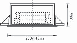 46 ΗΧΕΙΑ, PL, HQI, ΣΥΣΤΗΜΑΤΑ ΕΝΑΥΣΗΣ SPEAKERS, PL, HQI, GEAR BOXES ΧΩΝΕΥΤΟ ΤΕΤΡΑΓΩΝΟ ΦΩΤΙΣΤΙΚΟ RX7s HQI / RECESSED SQUARE RX7s HQI LIGHTING METAL HALIDE HQI 150W XM2467GW / 11.