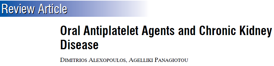 Clopidogrel: No information Ticagrelor: No dose reduction in GFR <60 ml/min/1.