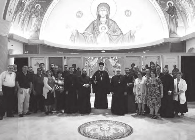 METROPOLIS OF PITTSBURGH His Eminence Metropolitan Savas with the 2016-18 Metropolis Council members at their August 2016 retreat, hosted by Holy Trinity GOC in Pittsburgh.