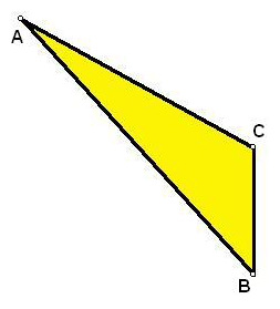 Во триаголникот АВС најдолга страна е :АВ Низ две точки во рамнина минува; Една и само една права Рамностраниот триаголник има: трите страни му се еднакви по