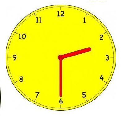 Каков агол зафаќаат стрелките на часовникот?