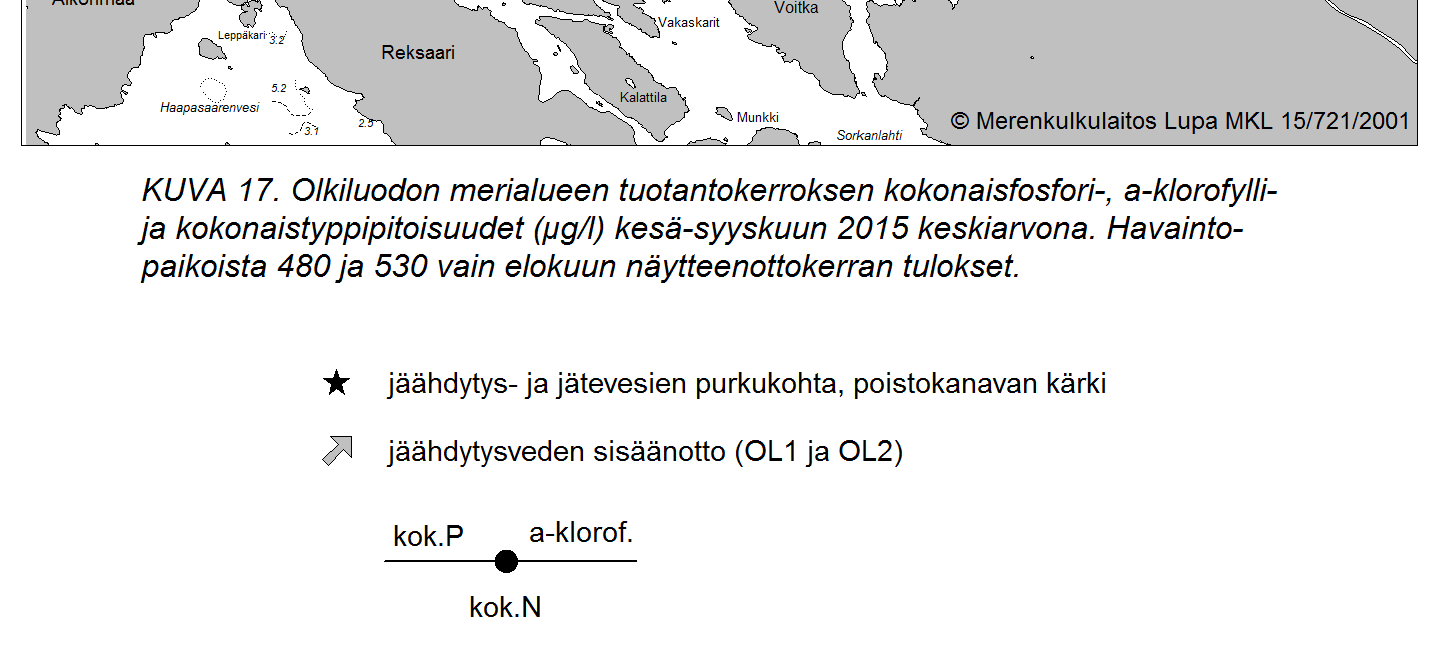 40 (60) OLKILUODON LÄHIVESIEN