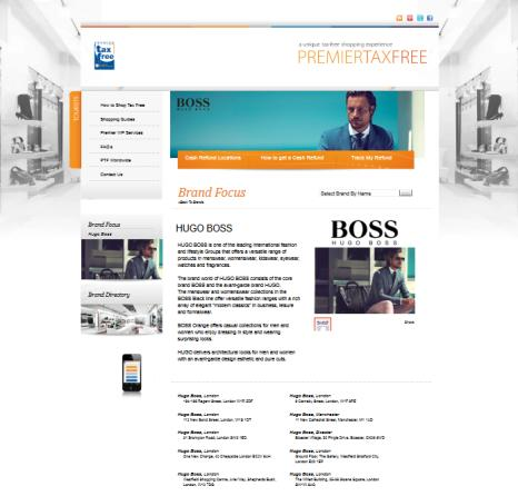 WEBSITE Η ιστοσελίδα Premier Tax Free παρέχει οδηγίες και συμβουλές για να βοηθήσει τους τουρίστες στην διεθνή εμπειρία των αγορών