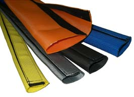 Textilné prostriedky Ochrana textilných pásov a kruhových slučiek Rohová ochrana model PUKSW materiál: polyuretán odolný voči rozrezaniu s výrezmi na jednoduché zavedenie a pripevnenie na kruhovú