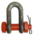 Chain and rope accessories Strmeň CM08ASSP strmeň tvaru omega so skrutkovacím čapom vyznačená nosnosť a menovitý rozmer 6 násobná bezpečnosť Strmeň CM08CSSP strmeň rovného tvaru so skrutkovacím čapom