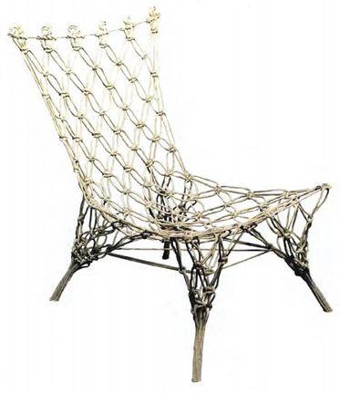 Marcel Wanders, 'Knotted chair', 1996 Tejo Remy, 'Rag chair', 1991 Το απρόσμενο συμβάν