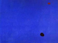 Joan Miró, 'Blue III', 1961 'The lark s wing ringed with the blue of gold meets the heart of the poppy