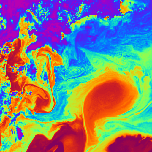 Μέθοδοι μέτρησης Θερμοκρασίας Νερού - Δορυφορικές εικόνες Δίνουν τη δυνατότητα συνοπτικής καταγραφής της επιφανειακής θερμοκρασίας του