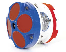 Acoustic Current Doppler Profiler (ADCP) Αρχή λειτουργίας: Η συνισταμένη ταχύτητα ενός ακουστικού σήματος είναι το διανυσματικό άθροισμα της ταχύτητας του νερού και της ταχύτητας του ήχου.