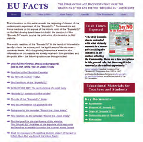 www.eu-facts.org Η ιστοσελίδα για τα Δεδομένα της Ε.Ε Τα ιστορικά έγγραφα που δημοσιεύονται στην ιστοσελίδα για τα Δεδομένα της Ε.Ε, αποδεικνύουν ότι τα προσχέδια για την αντιδημοκρατική «Ε.