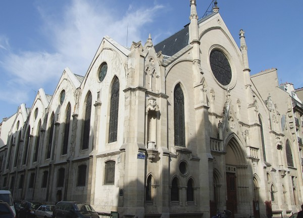 St Eugene Church, Paris, 1854, αρχιτέκτονας F.C. Boileau μεταλλικός σκελετός Πηγή: http://en.