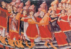3.1. Και στις θρησκευτικές γιορτές οι Βυζαντινοί χρησιμοποιούσαν ούσαν διάφορα μουσικά όργανα (Αγιογραφία, Τσεπέλοβο). 4.