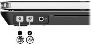 Χρήση του HP Quick Launch Buttons Το HP Quick Launch Buttons σάς δίνει τη δυνατότητα να ανοίγετε γρήγορα προγράμματα, αρχεία ή τοποθεσίες web που χρησιμοποιείτε συχνά.