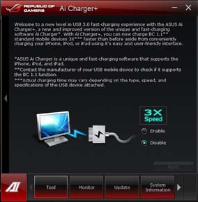Εκκίνηση και διαμόρφωση του Ai Charger+ Το Ai Charger+, ένα μοναδικό λογισμικό ταχείας φόρτισης, σας επιτρέπει να φορτίζετε τις φορητές συσκευές σας BC 1.