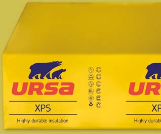 16 URSA XPS IZOLÁCIA ODOLNÁ PROTI TLAKU I VODE Extrudovaný polystyrén URSA XPS kombinuje veľmi dobré tepelno-izolačné schopnosti, vysokú pevnosť v tlaku a nízku nasiakavosť - vlastnosti, ktoré sú