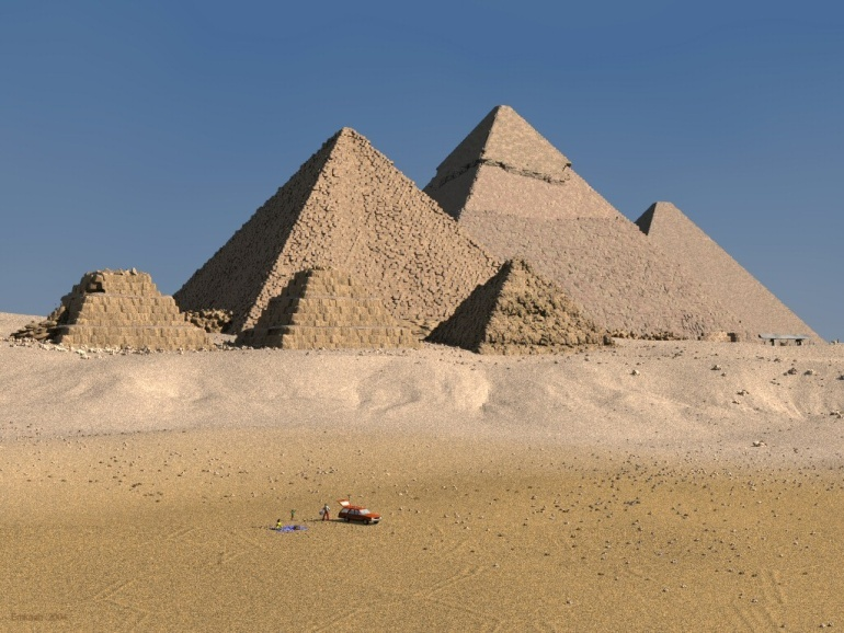 Cheopsova pyramída, Egypt