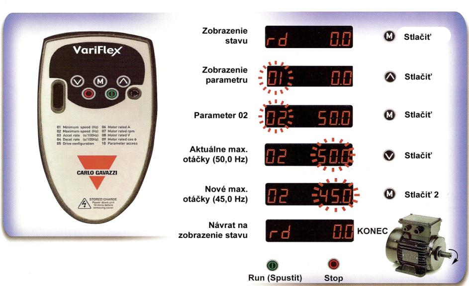 Jednoduché nastavenie displeja Obr.