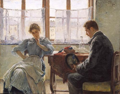 Α. Εξομολόγηση μοιχείας Β. Φλερτ (Karl Zewy, 1896) Γ.