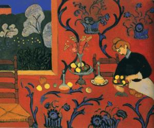 The Dessert: Harmony in Red (1908), Ανρί Ματίς Οι Φωβιστές: Οι φωβιστές αποτέλεσαν ουσιαστικά μια ομάδα Γάλλων ζωγράφων, μαθητών του Γκυστάβ Μορώ στην Σχολή Καλών Τεχνών του Παρισιού, ανάμεσα στους