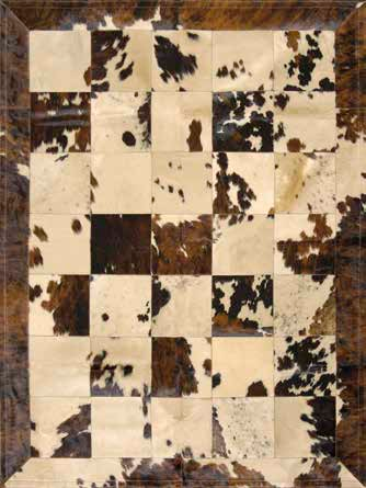 Skn Rug (30x30) Brown spots Skn Rug (30x30) Bege