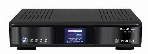 GIGaBLUe HD QUAD O Gigablue HD Quad είναι ένας νέος FullHD-1080p Linux δέκτης µε λογισµικό Enigma 2, ο οποίος διαθέτει τον ιδιαίτερα γρήγορο επεξεργαστή Broadcom BCM7346 στο 1.