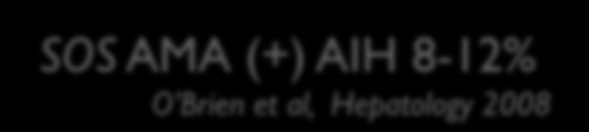 SOS AMA (+) AIH 8-12% O