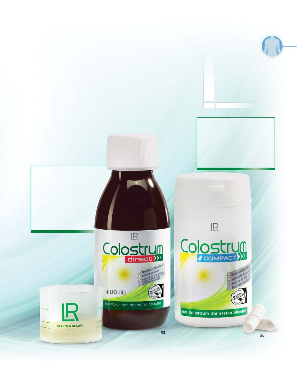 To najlepšie z prírody v troch variantoch DOPLNKY STRAVY A ŠPECIÁLNE PRODUKTY 13 Colostrum od LR dodáva to najlepšie z kolostra a tri varianty splnia každú požiadavku: v tekutej forme, odtučnené a