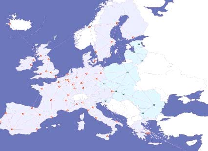 Εικόνα 2. Το δίκτυο των Εθνικών Σηµείων Επαφής (NCP) 5. ΙΑΓΡΑΜΜΑΤΑ w ider field of research (INCO, CRAFT,.
