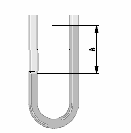 d) V U-trubici je vždy výška hladín kvapaliny rovnaká v oboch ramenách.