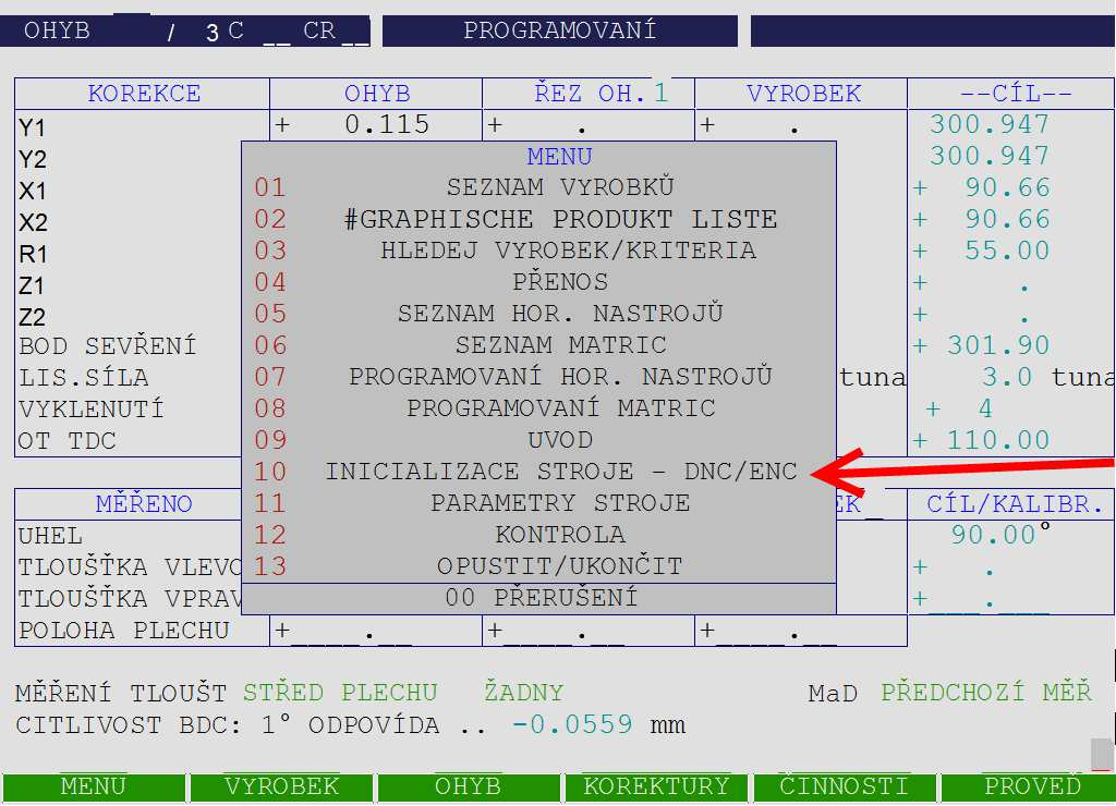 K hodnote Y1 pripočítame, alebo odčítame (podľa toho aké znamienko nám vypočítal systém. Vždy dávame opačné znamienko ako nám vypočíta systém!!!) hodnotu, ktorú sme si zapísali.