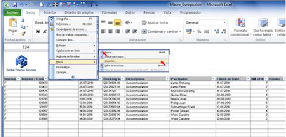 Source: GFS-APWS Page: 21 από 24 ΈΝΘΕΤΟ 1 Πώς αλλάζω τη ρύθμιση της μακροεντολής για να μπορώ να την χρησιμοποιήσω; Microsoft Excel 2003 Όταν ανοίξετε το αρχείο, θα εμφανίζεται ένα αυτόματο μήνυμα
