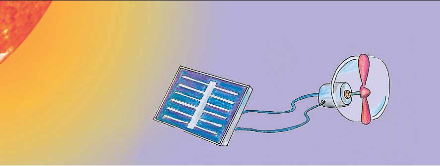 2. Με ειδικές συσκευές, τους φωτοβολταïκούς μετατροπείς, μπορούμε να μετατρέψουμε τη φωτεινή ενέργεια του Ήλιου σε ηλεκτρική.