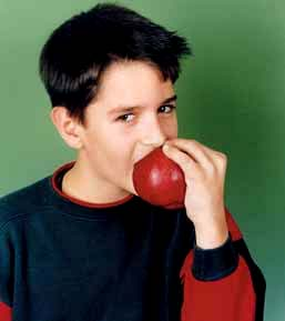Παρατήρηση Πείραμα άγκωσε ένα μήλο και μάσησε το. Με ποια δόντια κόβεις ή σκίζεις την τροφή; Με ποια τη μασάς; Παρατήρηση Παρατήρησε προσεκτικά τα δόντια στον πίνακα της επόμενης σελίδας.