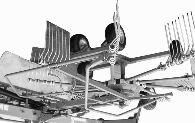 Pos: 18.40.1 /Überschriften/Überschriften 2/P-T/Schutzbügel in Transportstellung bringen @ 2\mod_1202975248858_85.doc @ 63517 Pos: 18.40.2 /BA/Sicherheit/Gefahrenhinweise/Quetschgefahr @ 2\mod_1202971999343_85.