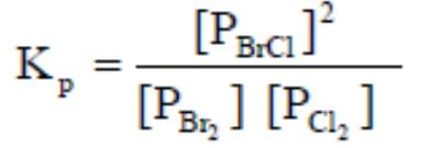 Επίδραση της συγκέντρωσης Έστω Br 2 (g) + Cl 2 (g) 2 BrCl(g): Σταθερά ισορροπίας: Αν αυξήσουμε τη συγκέντρωση των αντιδρώντων η ισορροπία του συστήματος θα μετατοπισθεί προς την πλευρά που θα επέλθει
