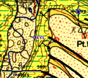 Κεφάλαιο 4 ο Το δίκτυο RASMON και η διάταξη CORSSA του επιταχυνσιογράφου (trigger mode) έχει τεθεί στο 0.010% της πλήρους κλίμακας (FS). Ο σταθμός, σύμφωνα με το γεωλογικό χάρτη του Ι.Γ.Μ.Ε.