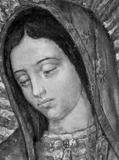 Mariae Sanctissimae Nostrae Dominae Guadalupianae Verax Vultus «GUADALUPE», Cuatlaxupeh, ex Aztecorum lingua indigena Navatlaca interpretatum est: «QUAE CONTERIT CAPUT SERPENTIS».