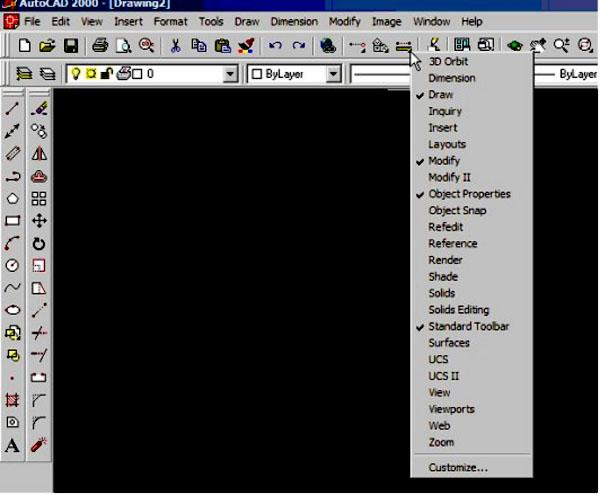 1η Ενότητα Το λογισμικό AutoCAD Εικόνα 3.