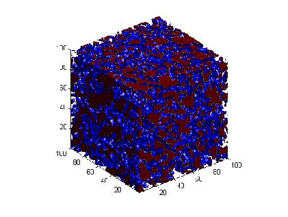 (α) (β) (γ) Εικόνα 1: (α) Αρχική 2D εικόνα, (β) Τυχαία τομή του ανακατασκευασμένου 3 D μοντέλου και (γ) Ανακατασκευασμένο 3D μοντέλου.