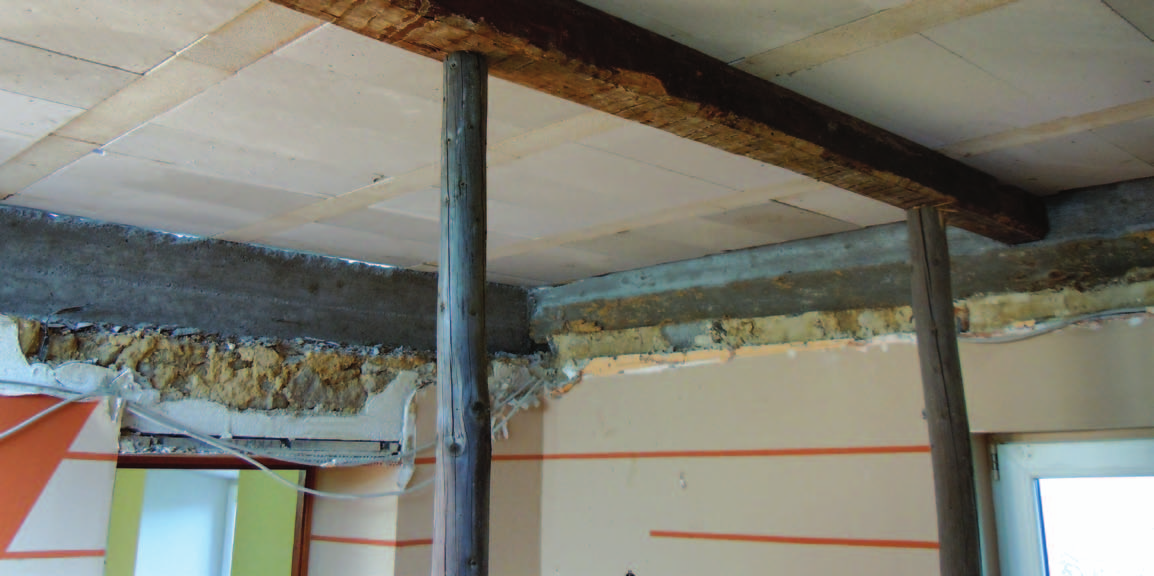 pri novogradnjah. Možne so tudi konzolne izvedbe Ytong stropa in integracija v lesen ali jeklen strop.