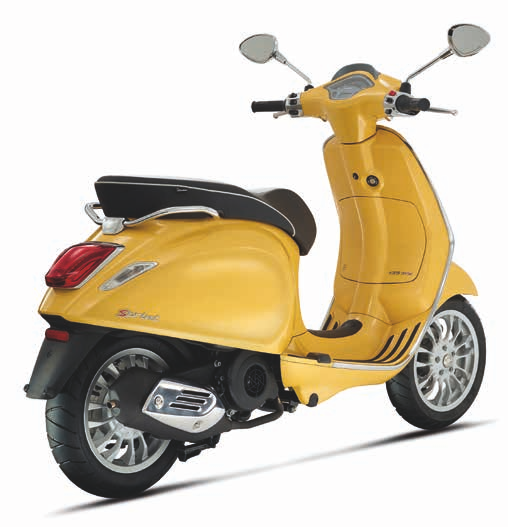 Το μοντέλο Vespa Sprint διαθέτει τα εντυπωσιακά στοιχεία της παράδοσης της Vespa και αποτελεί παγκόσμιο πρότυπο στυλ και σύμβολο του ιταλικού