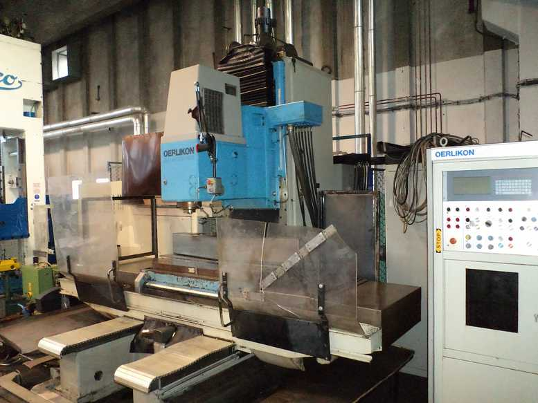 CNC triosni vertikalni orodjarski obdelovalni center Oerlikon Argus KD3, delovno območje X1200, Y800, Z800, delovna miza X1400,Y920,